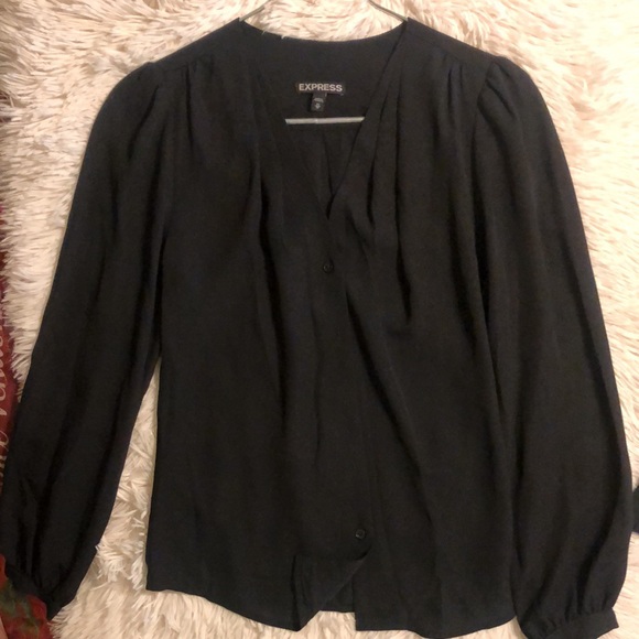 Express  black blouse.❤️ - Picture 3 of 5